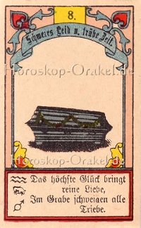 Der Sarg im Schütze Monatshoroskop an diesem Tag