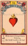 Das Herz, Horoskop mit Lenormand