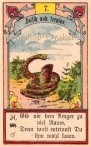 Die Schlange, Horoskop mit Lenormand